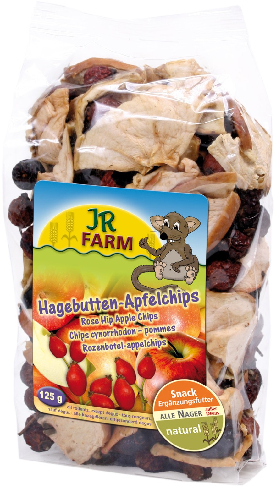Rozenbottel + Appelchips Jr Farm 125 Gr