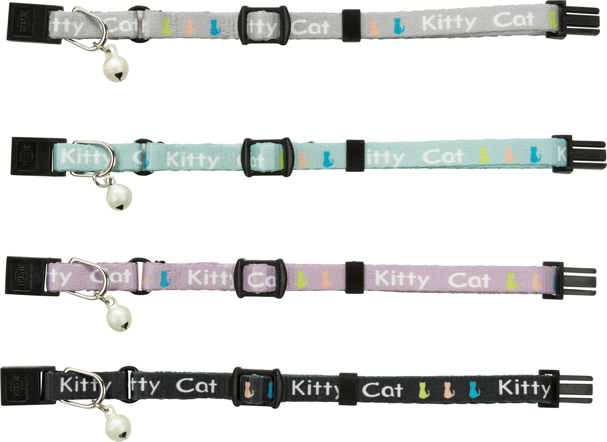 Halsband Kitten Kitty Cat Nylon Gemengde Kleuren