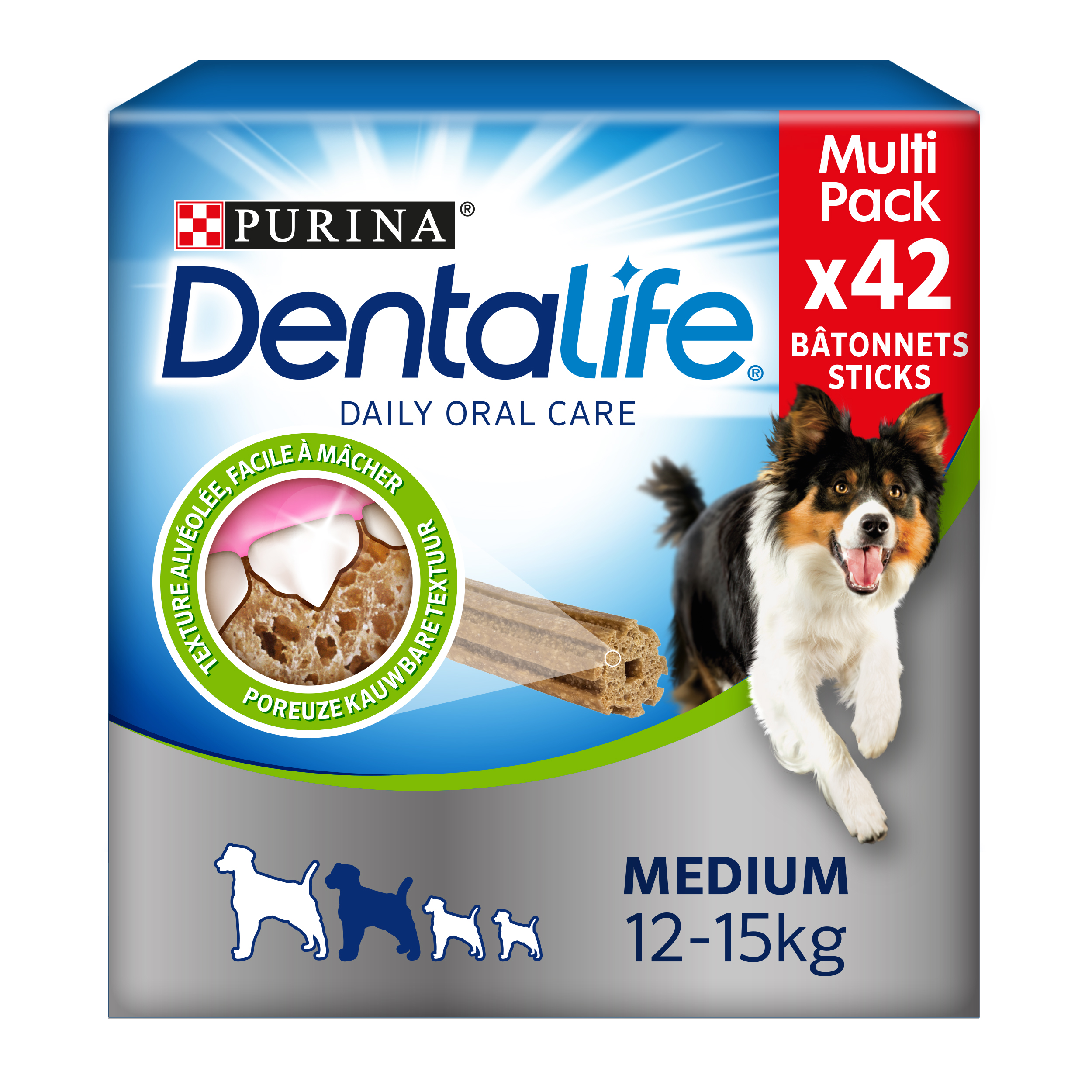 Dentalife voor middelgrote honden Mega Pack van 42 sticks adult 