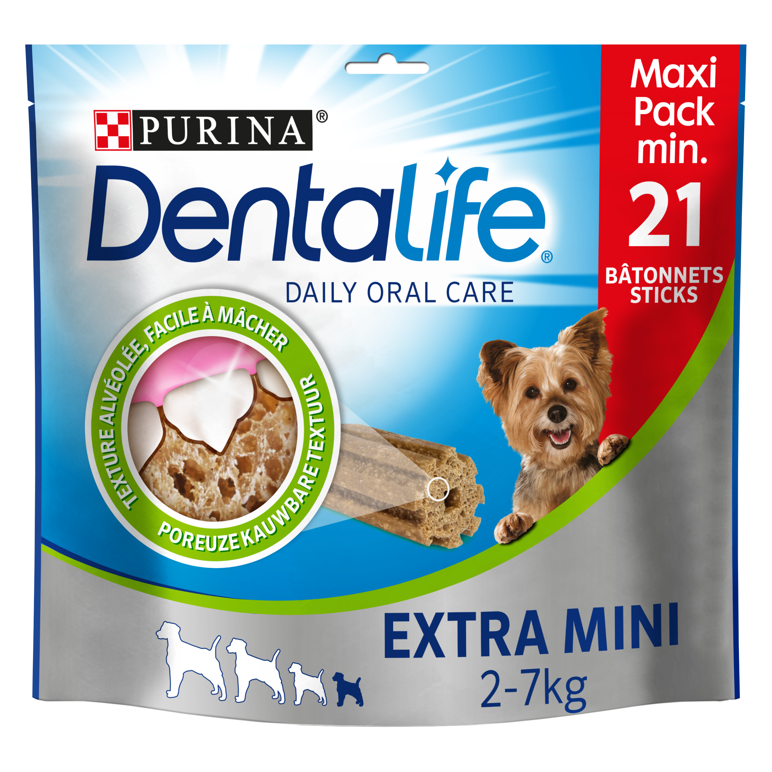 Dentalife Chien Mini Maxi Packs De 21 Bâtonnets 207G
