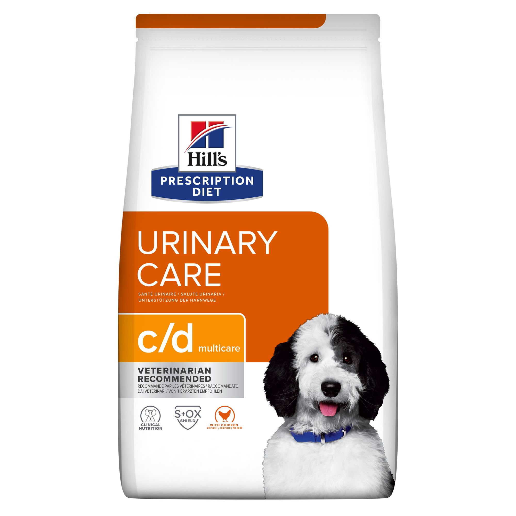 Hill's Prescription Diet c/d Multicare Urinary Care Hondenvoer met Kip Zak 12kg