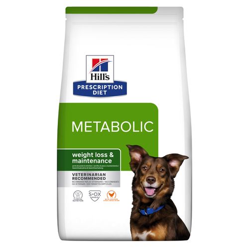 Hill's Prescription Diet Metabolic Weight Management Hondenvoer met Kip Zak 12kg