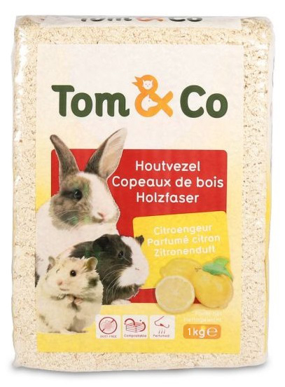 Tom&Co Copeaux De Bois Citron 1Kg