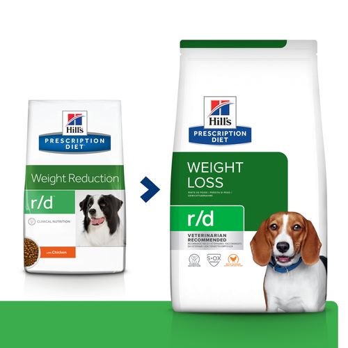 Hill's Prescription Diet r/d Weight Reduction Hondenvoer met Kip Zak 10kg