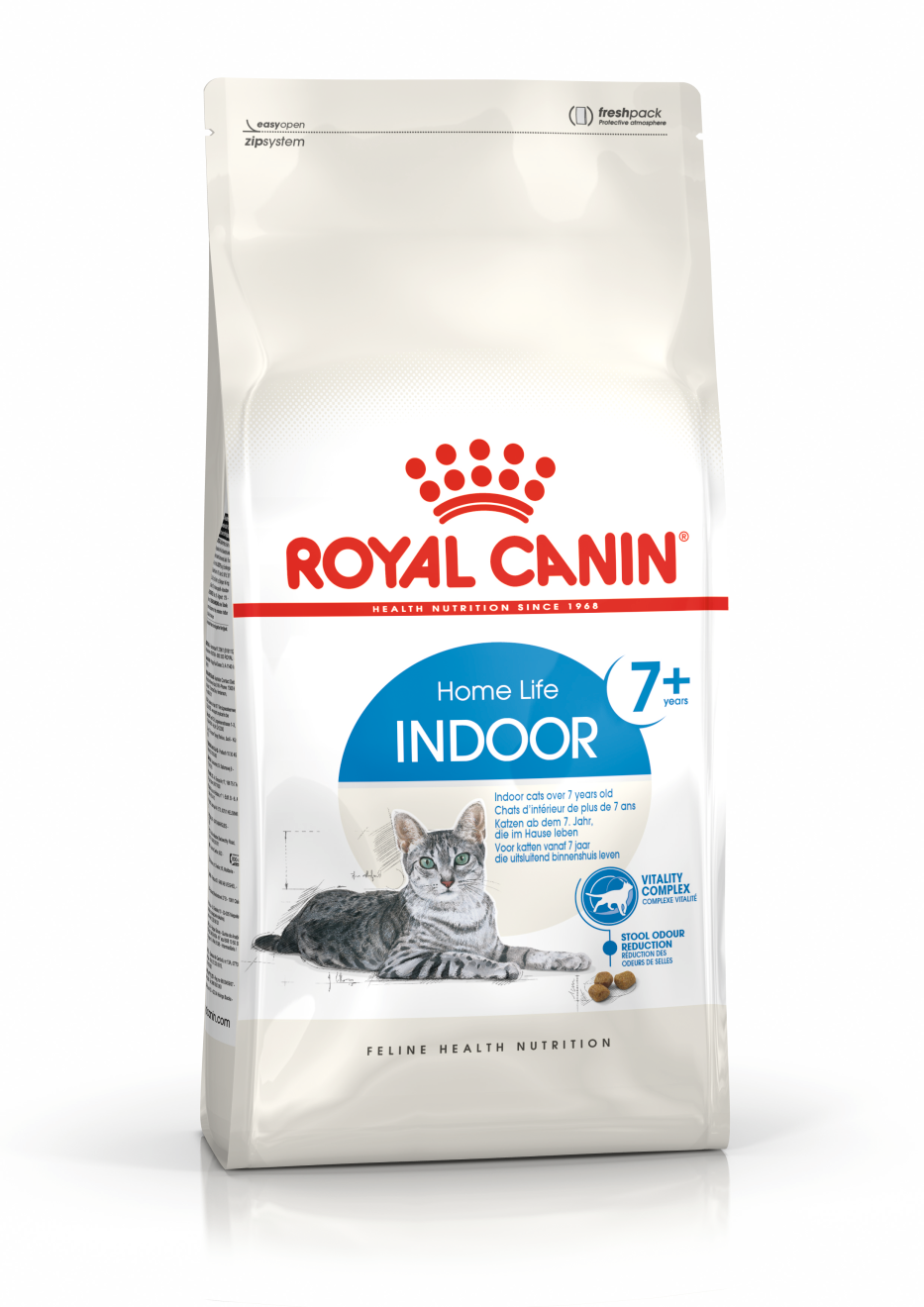 Royal Canin Indoor 7+ - Aliment pour chats matures (de 7 à 12 ans), vivant à l'intérieur - 3,5kg