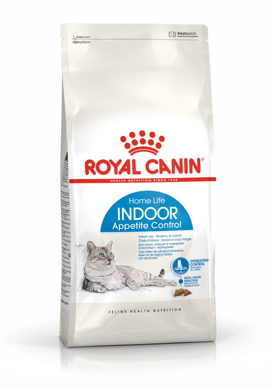 Royal Canin Indoor Appetite Control - Aliment pour chats d'intérieur adultes (de 1 à 7 ans) ayant tendance à trop manger - 2kg