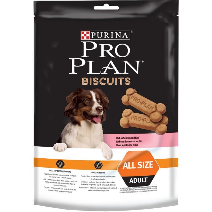 HondenSnack Biscuits Pro Plan (Adult / Alle) Zalm 400g