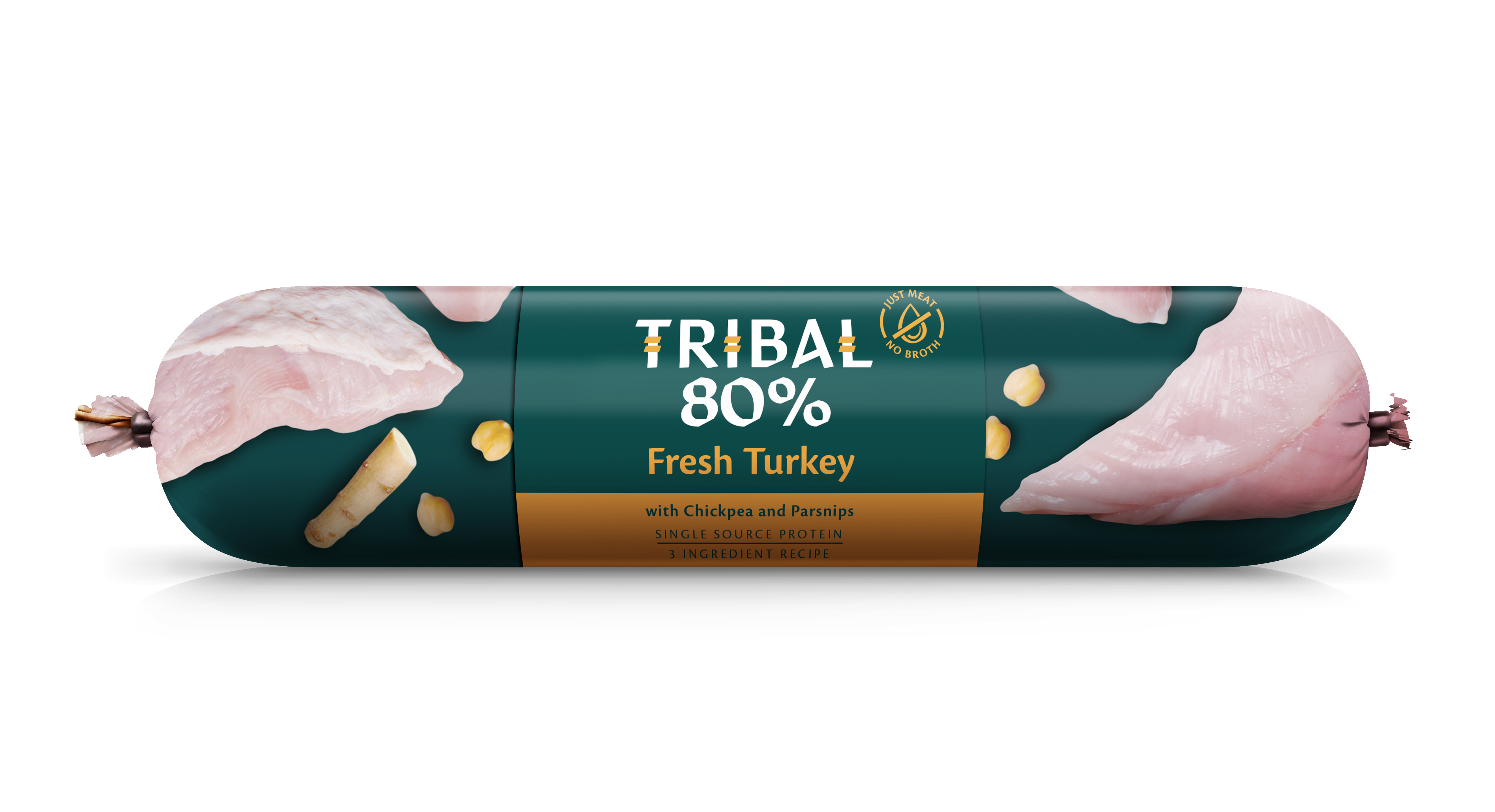 Tribal 80% Worst Kalkoen Adult 750G