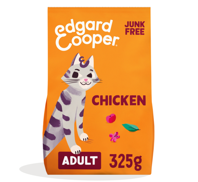 EDGARD&COOPER CHAT E ADULT POULET 325G