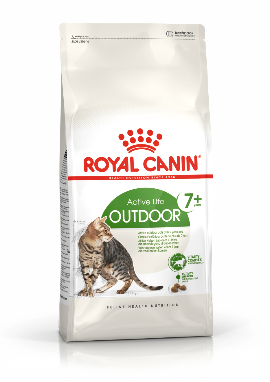 ROYAL CANIN® Outdoor 7+ voor oudere katten (7-12 jaar)voor actieve katten die veel buiten komen 2kg