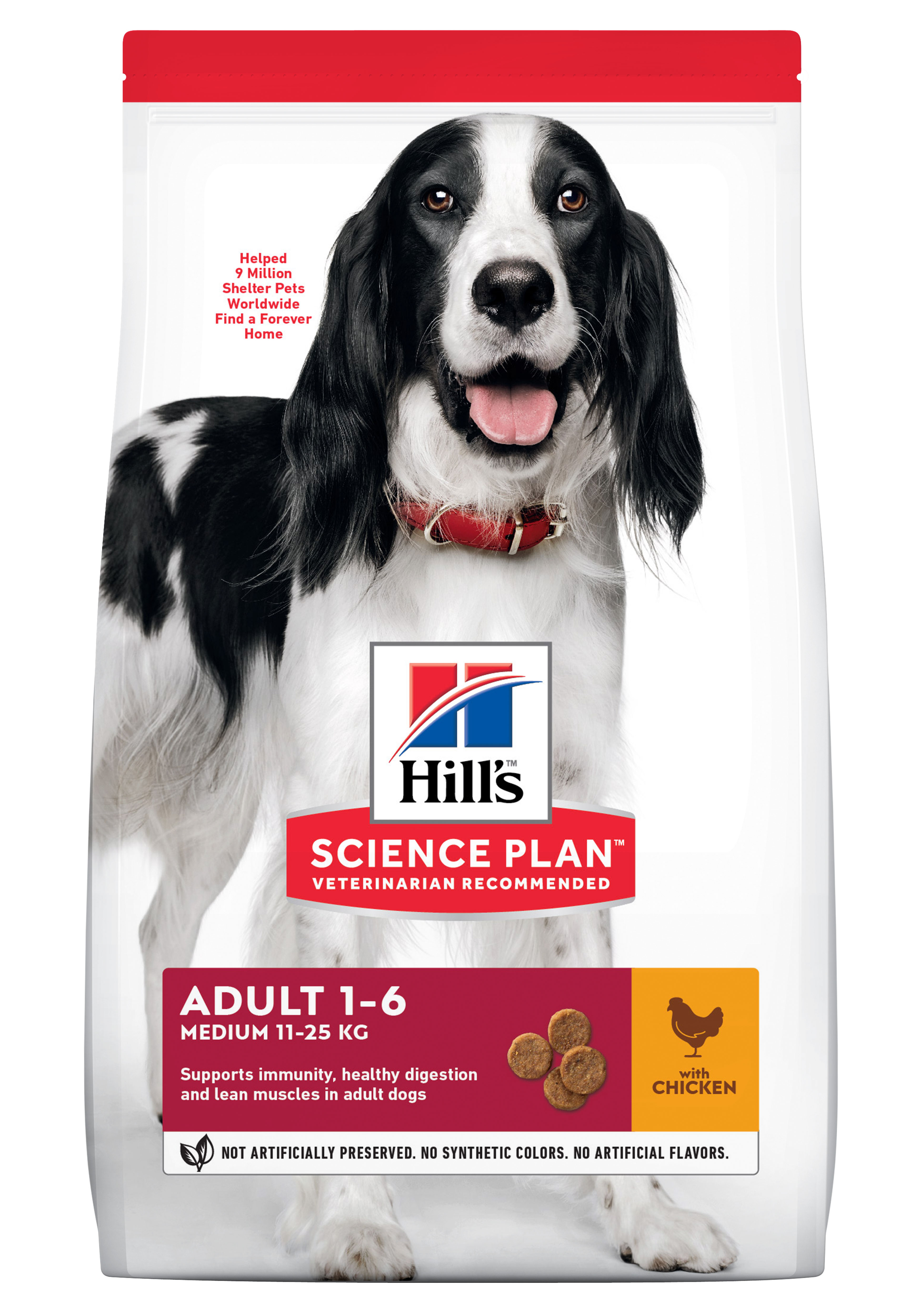 HILL'S SCIENCE PLAN Adult Medium hondenvoer kip 2,5kg