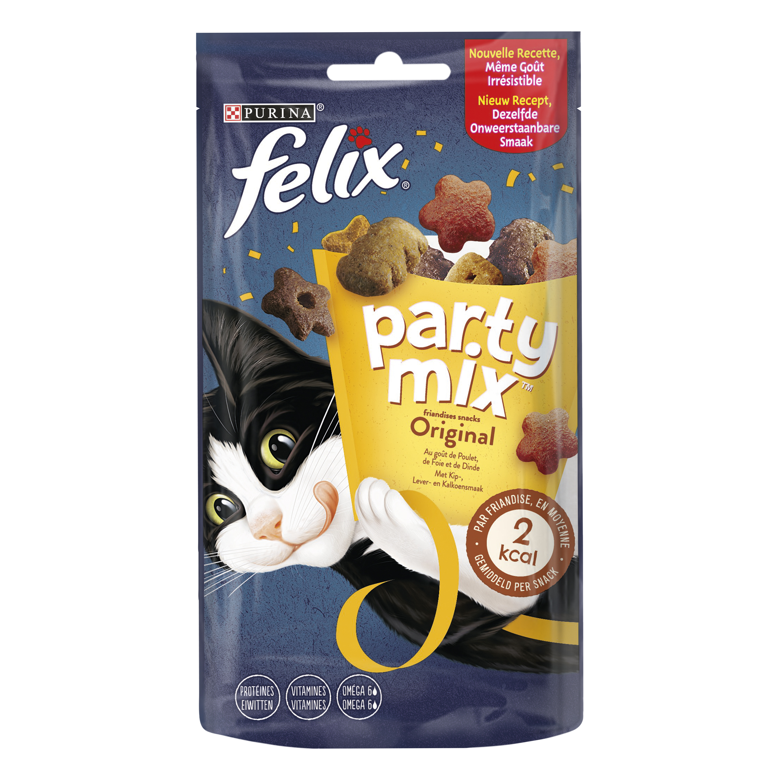 Felix Party Mix Original Snack Chat  60G