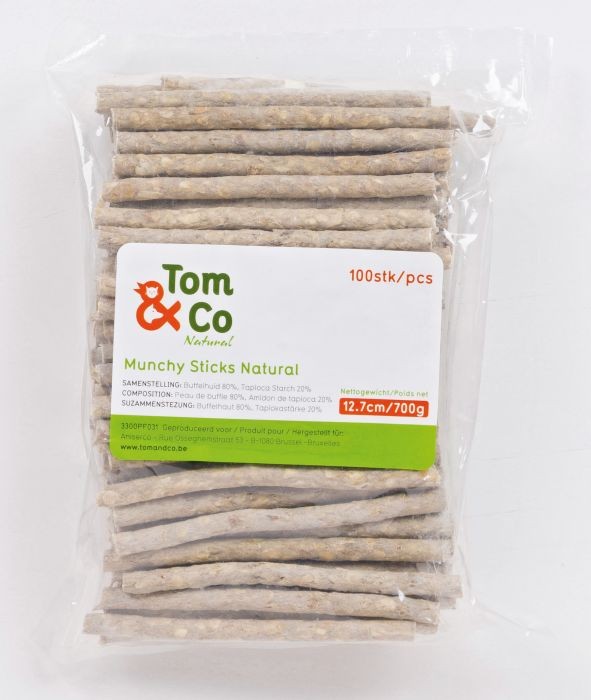Tom&Co Munchy Sticks Natural - 700G