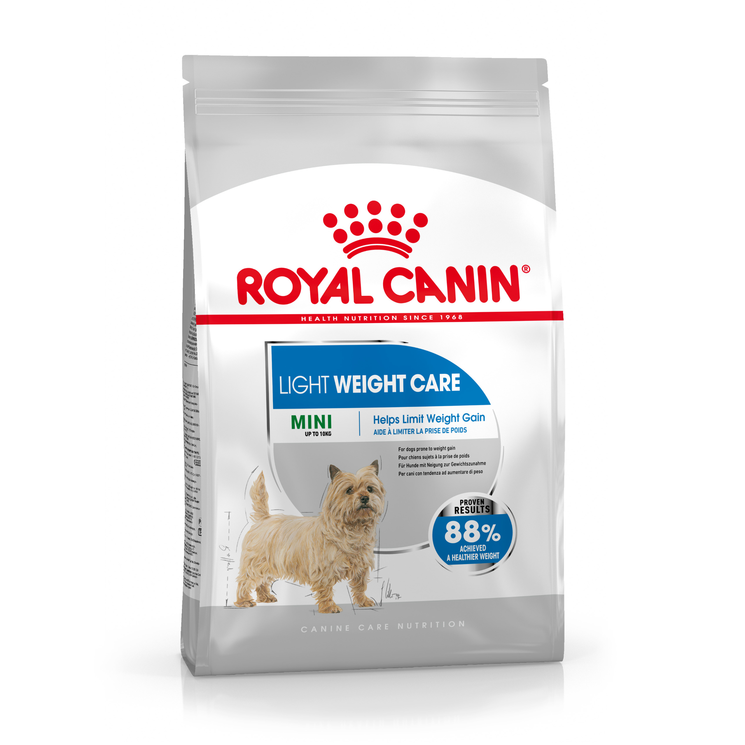 Royal Canin Light Weight Care Mini - Aliment pour chiens matures de petites races - avec tendance à la prise de poids - 1kg
