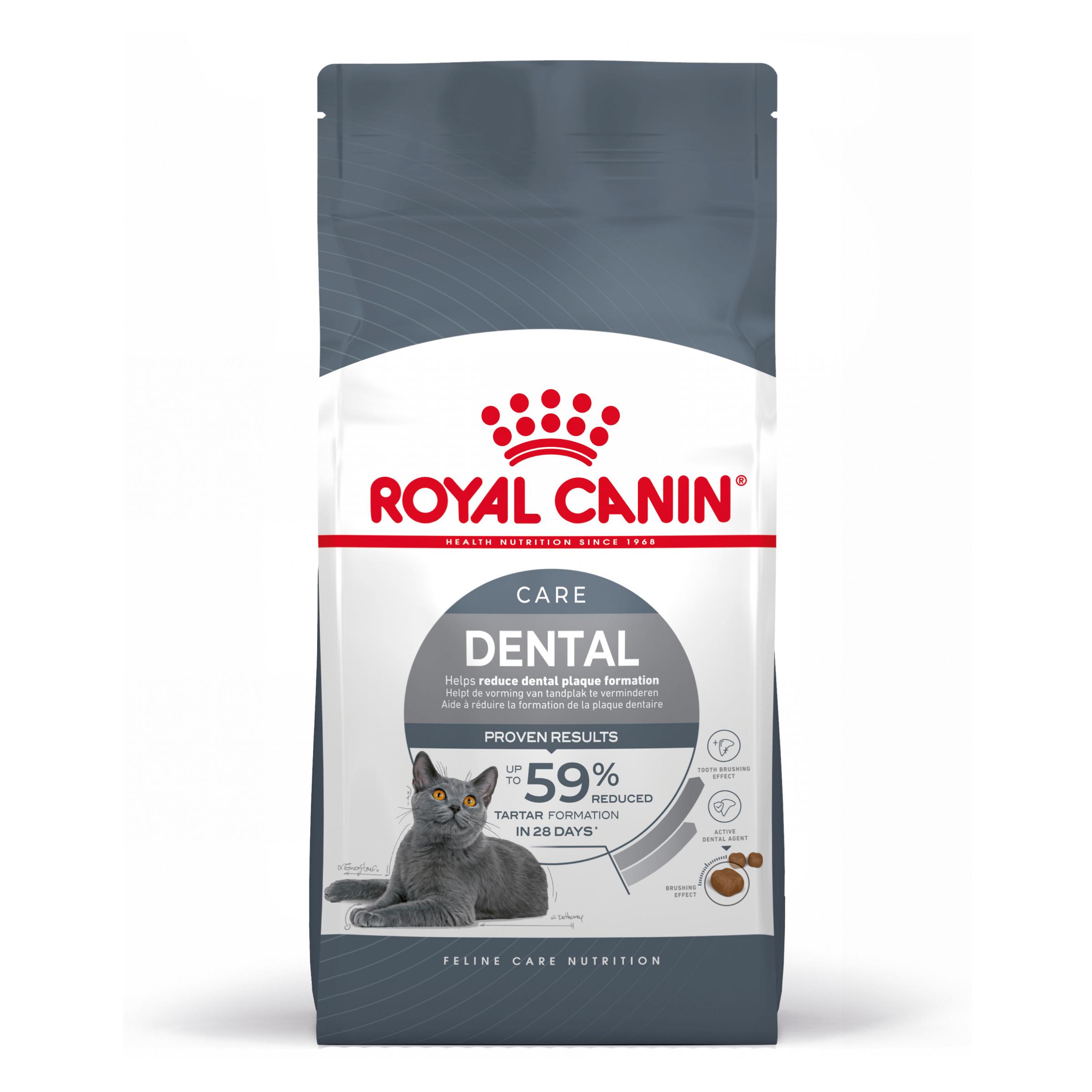 Royal Canin Oral Care - Kattenvoer voor katten om de vorming van tandplak en tandsteen te helpen verminderen - 1,5kg