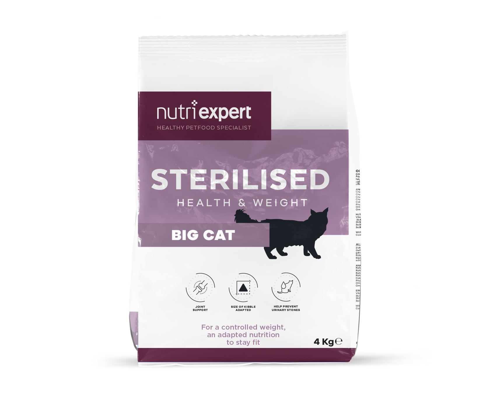 Nutri Expert Big Cat Sterilised Kip Adult 4Kg