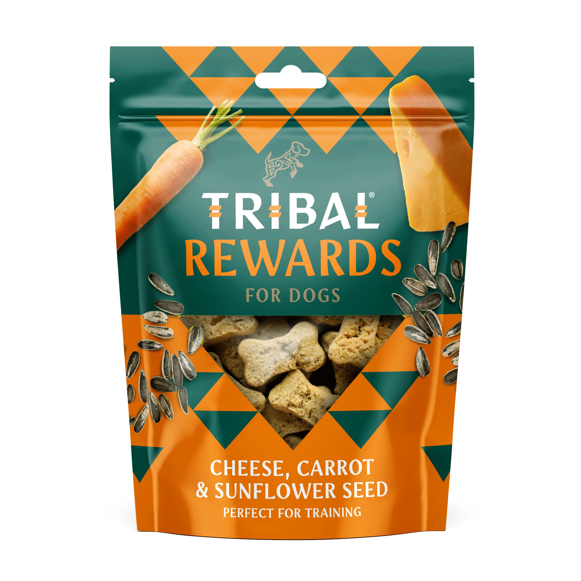Tribal Friandises Rewards Fromage, Carotte & Graines De Tournesol Pour Chien Adulte 125G