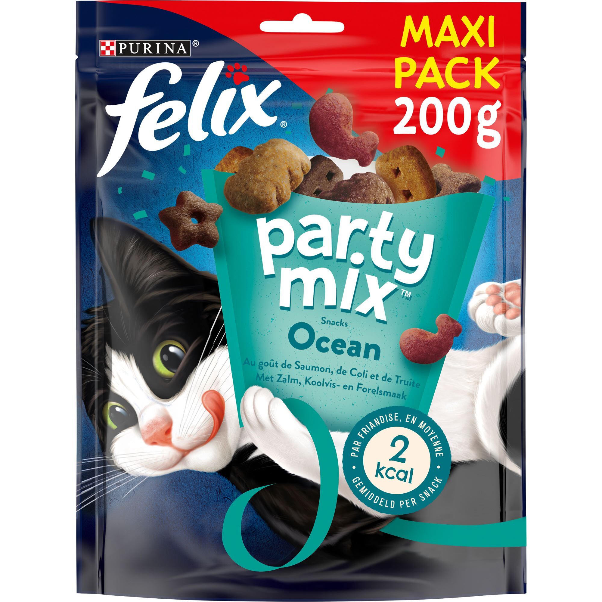Felix Party Mix Seaside Kattensnacks   200G