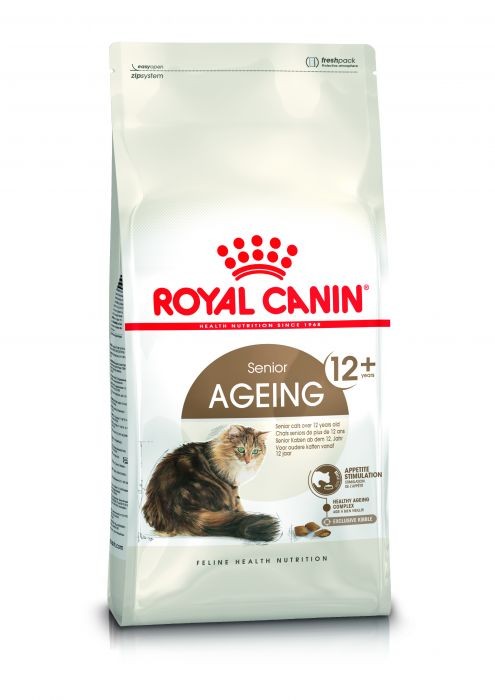ROYAL CANIN® Ageing 12+ Volledig en uitgebalanceerd kattenvoer voor oudere katten 4kg