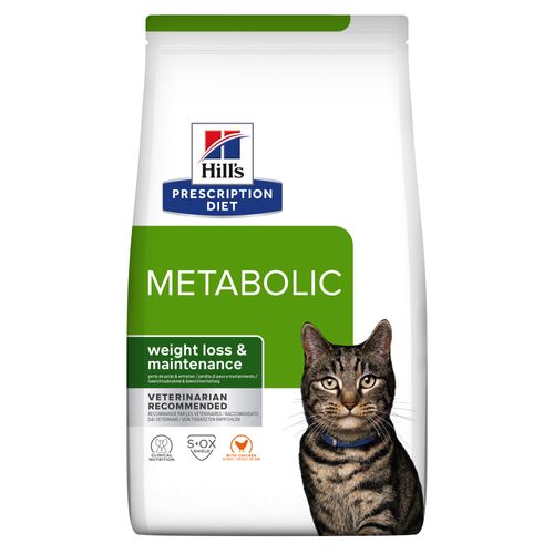 Hill's Prescription Diet Metabolic Weight Management Kattenvoer met Kip Zak 8kg