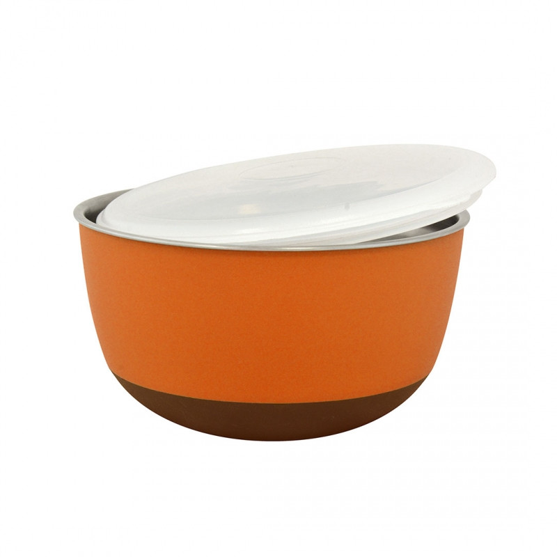 Duvo+ Mangeoire Avec Couvercle Matte Balance Ø21Cm Orange