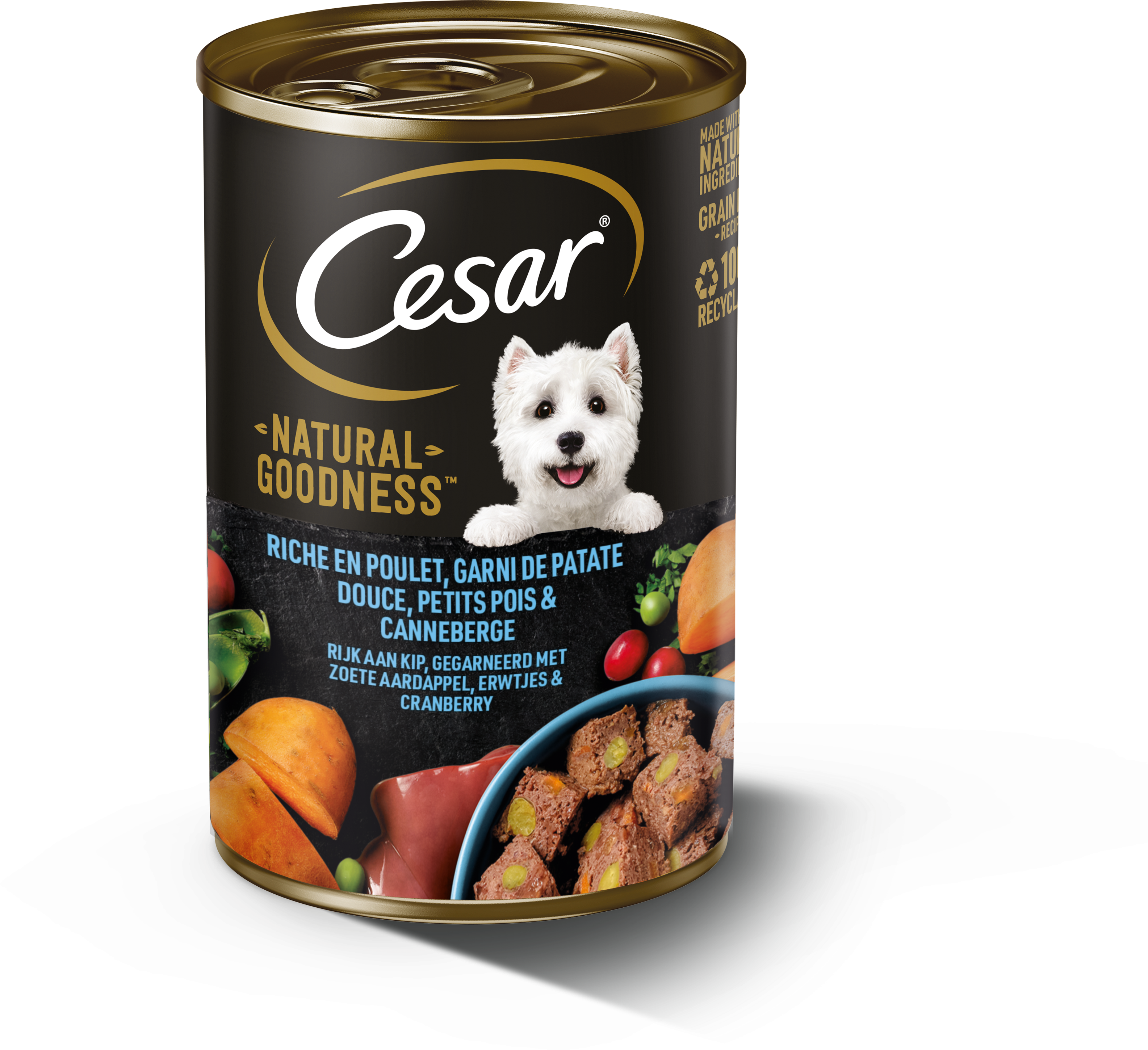 400G CESAR CAN CHICKEN SWEET POTATOES AND PEAS