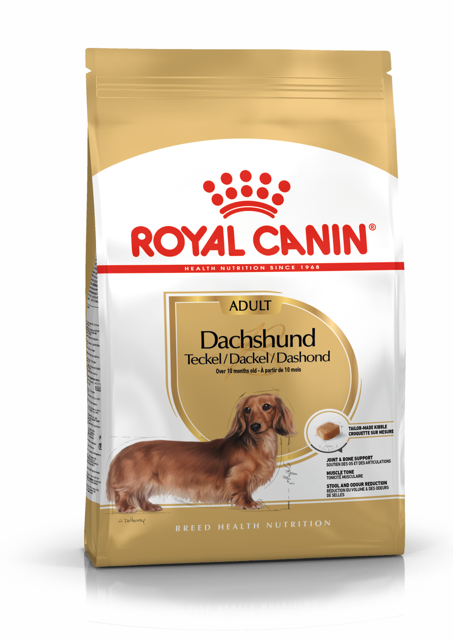 Royal Canin Dachshund Adult - Aliment pour chien Teckel adulte et mature -À partir de 10 mois - 1,5kg