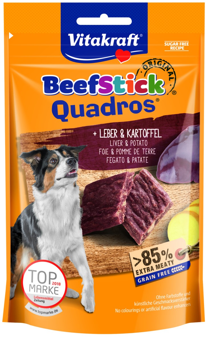 Beef Stick Quadros Met Lever & Aardappel