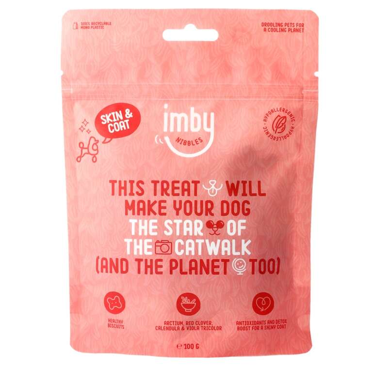 Imby Plantaardige snack voor een stralende vacht 100g
