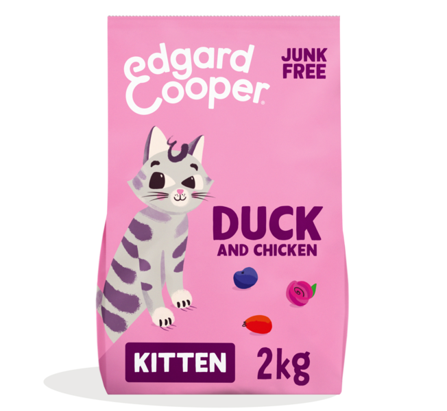 EDGARD&COOPER CHAT E CHATON CANARD/POULET 2KG
