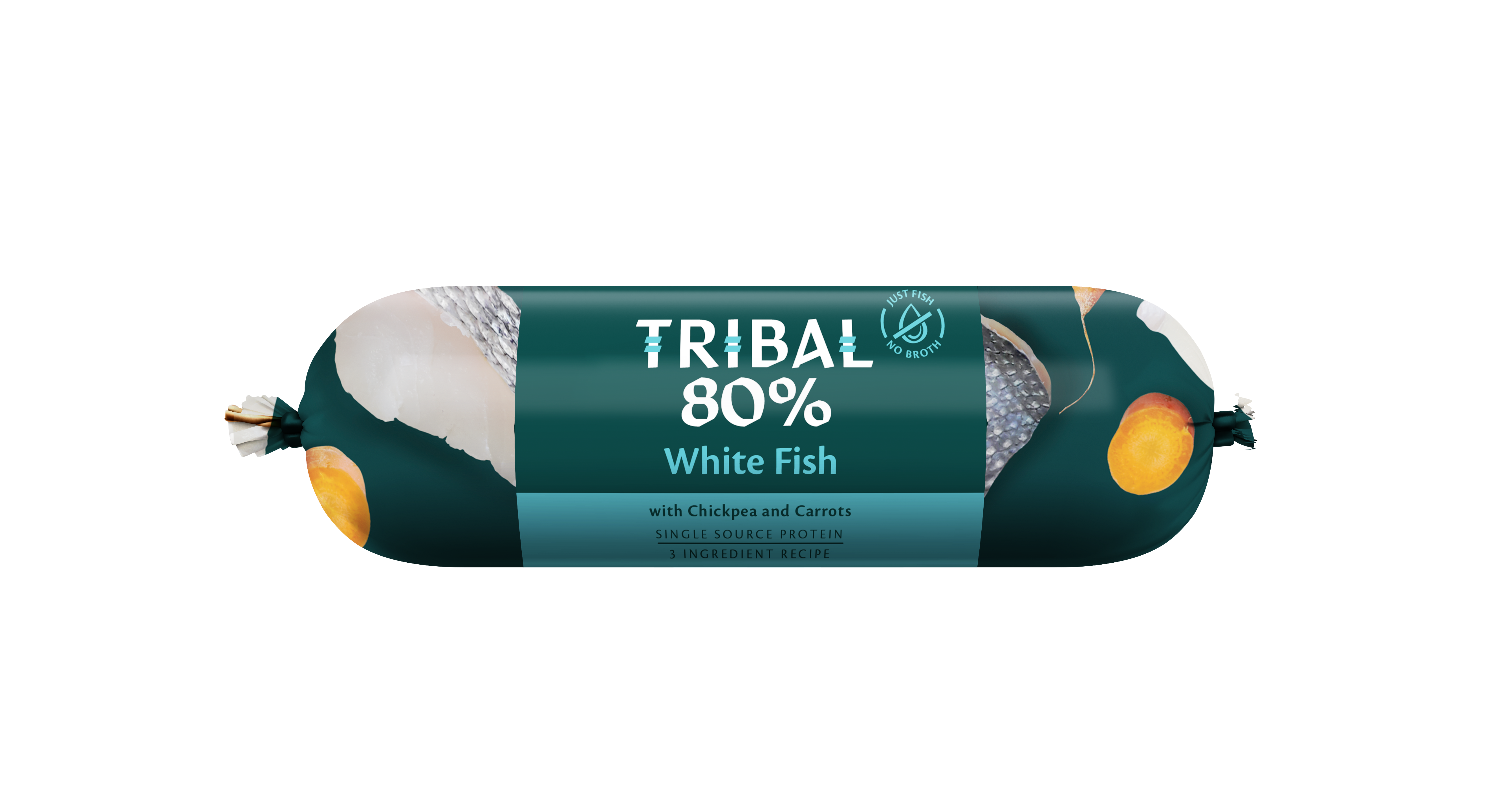 Tribal Saucisse 80% Poisson Blanc Pour Chien Adulte 300gr