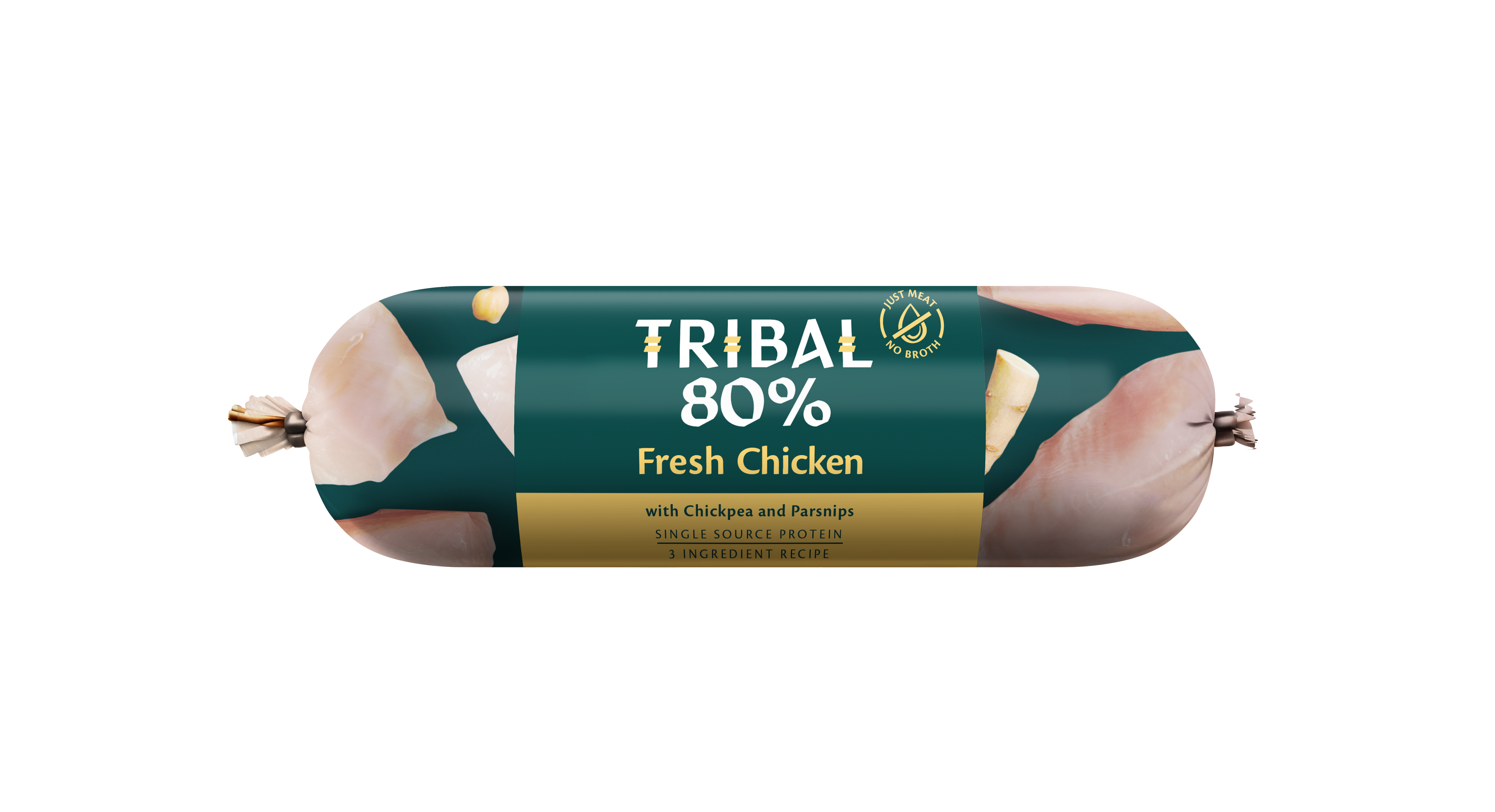 Tribal Saucisse 80% Poulet Pour Chien Adulte 300gr