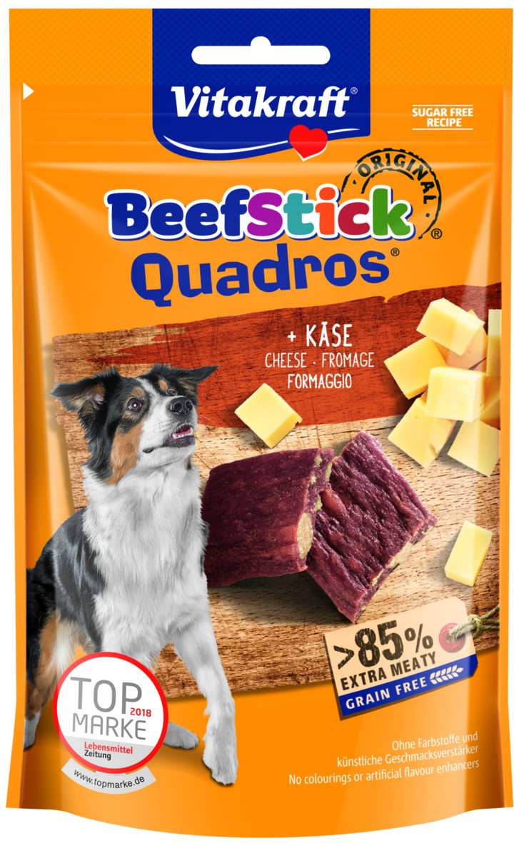 Beef Stick Quadros Met Kaas
