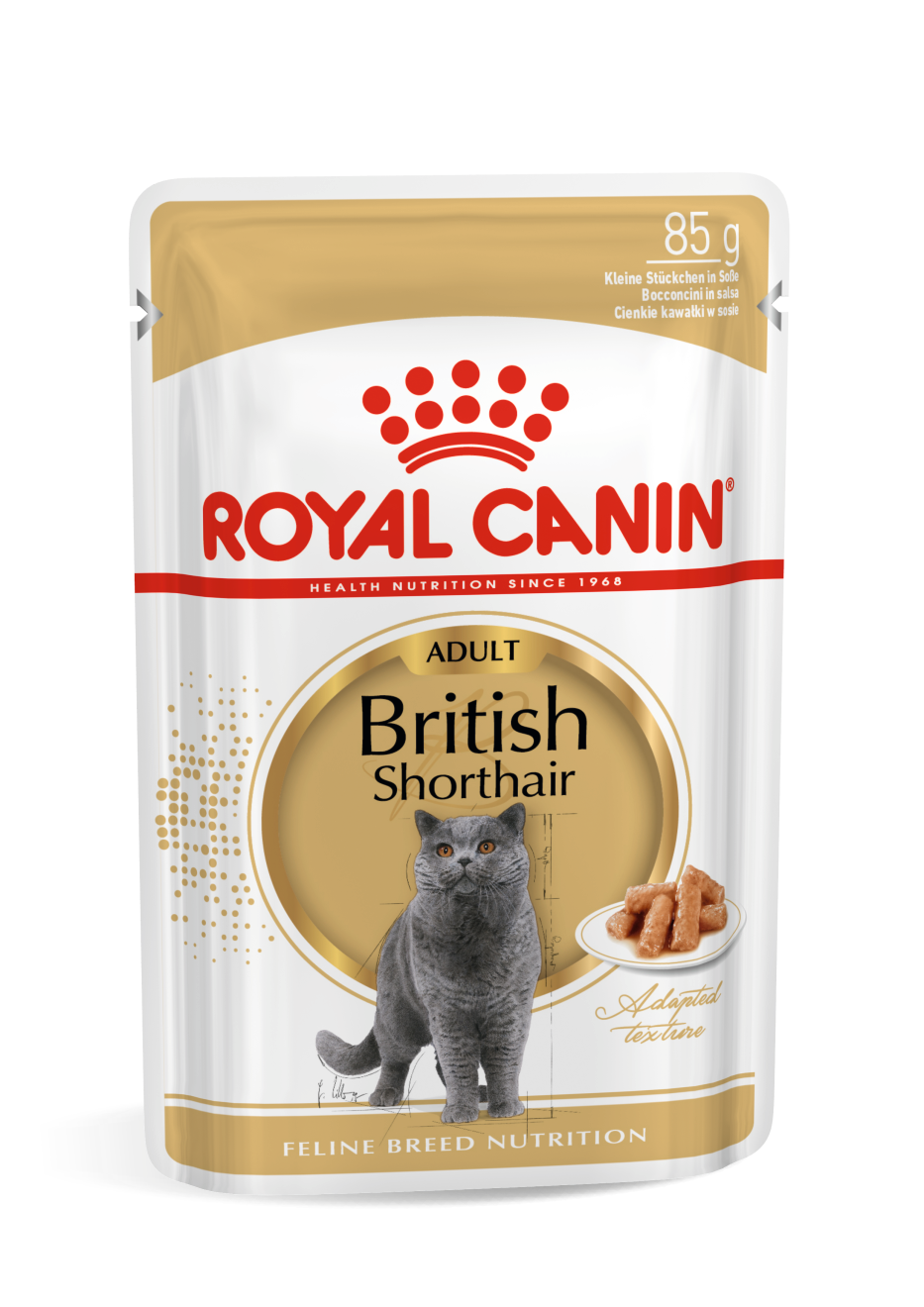 Royal Canin british shorthair adult - mousse pour chat british shorthair - 12x85g - 
