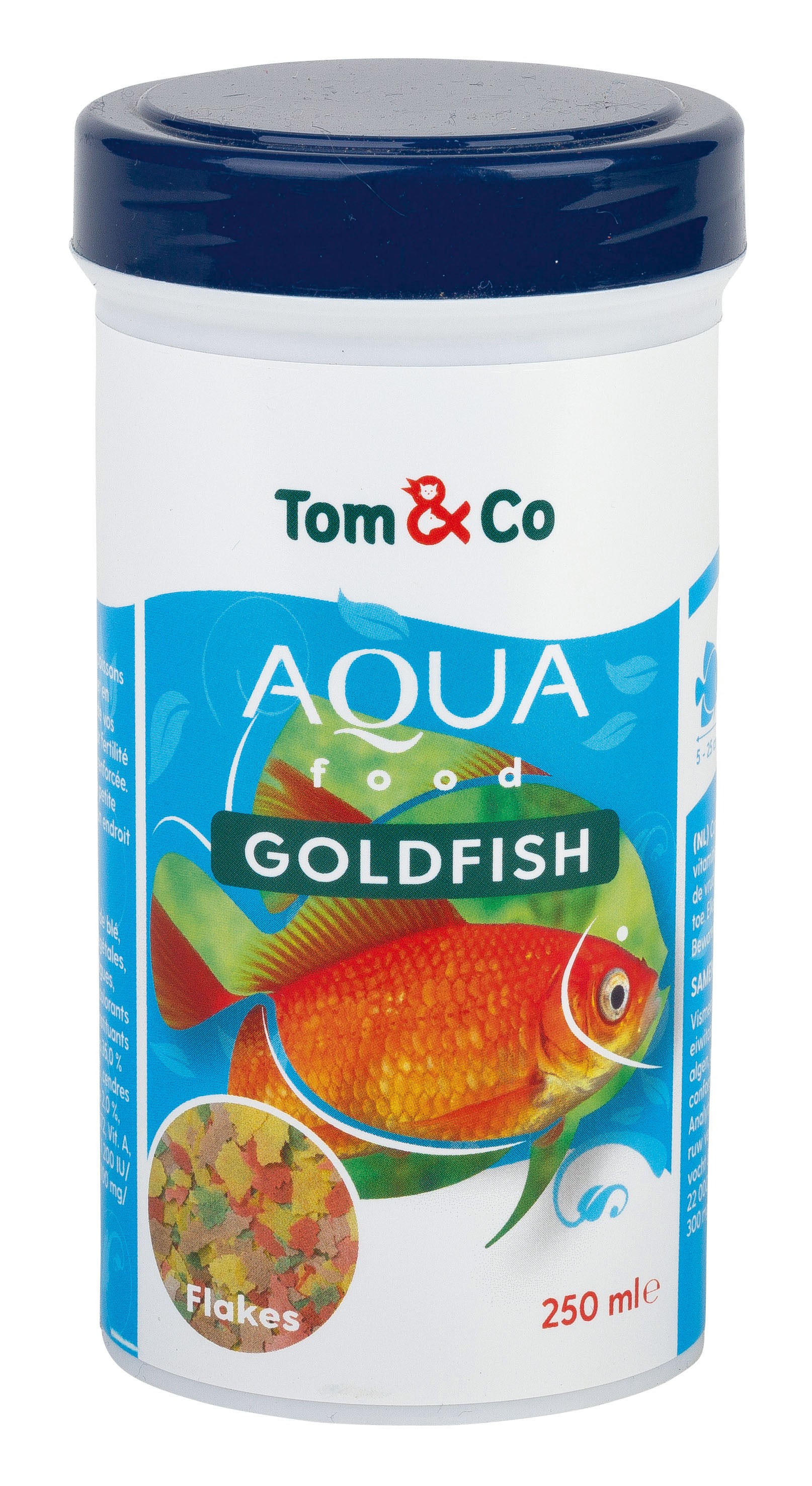 Tom&Co Goldfish Flakes/Vlokken 250Ml