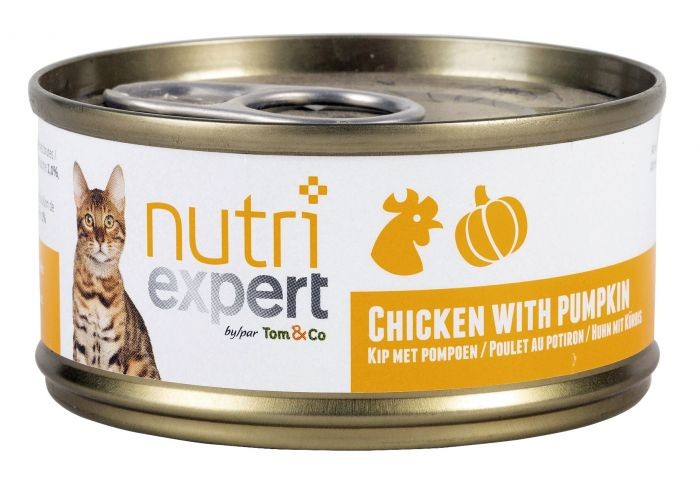 Nutri Expert Cat Kip Met Pompoen 70G
