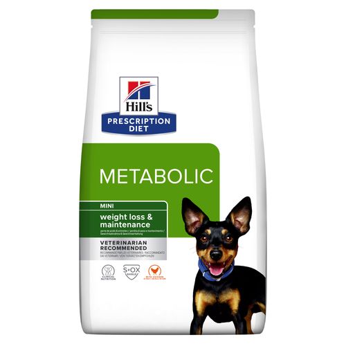 Hill's Prescription Diet Metabolic Mini Weight Management Hondenvoer met Kip Zak 6kg