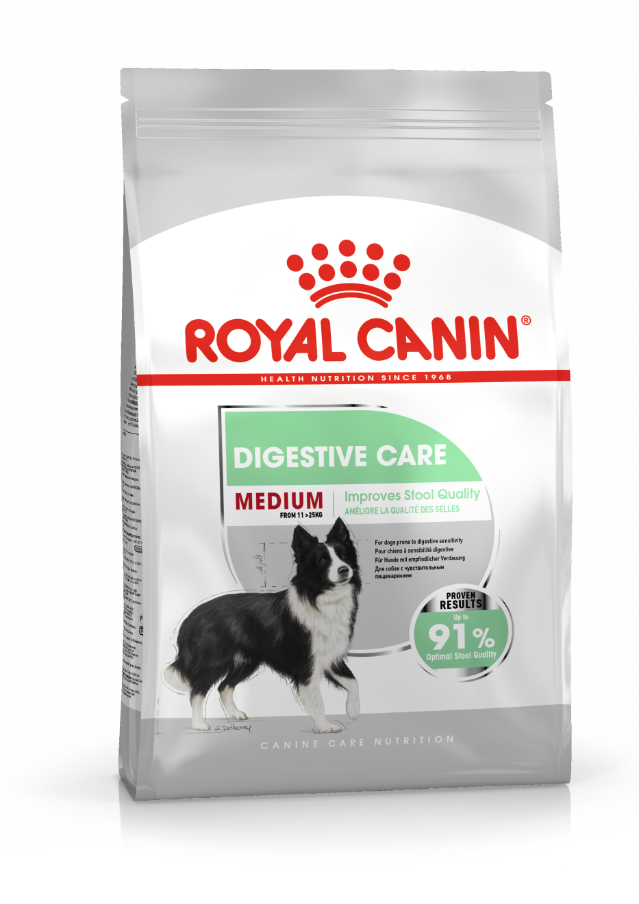 ROYAL CANIN® Digestive Care Medium voor volwassen en oudere honden van middelgrote rassen (van 11 tot 25 kg) 3kg