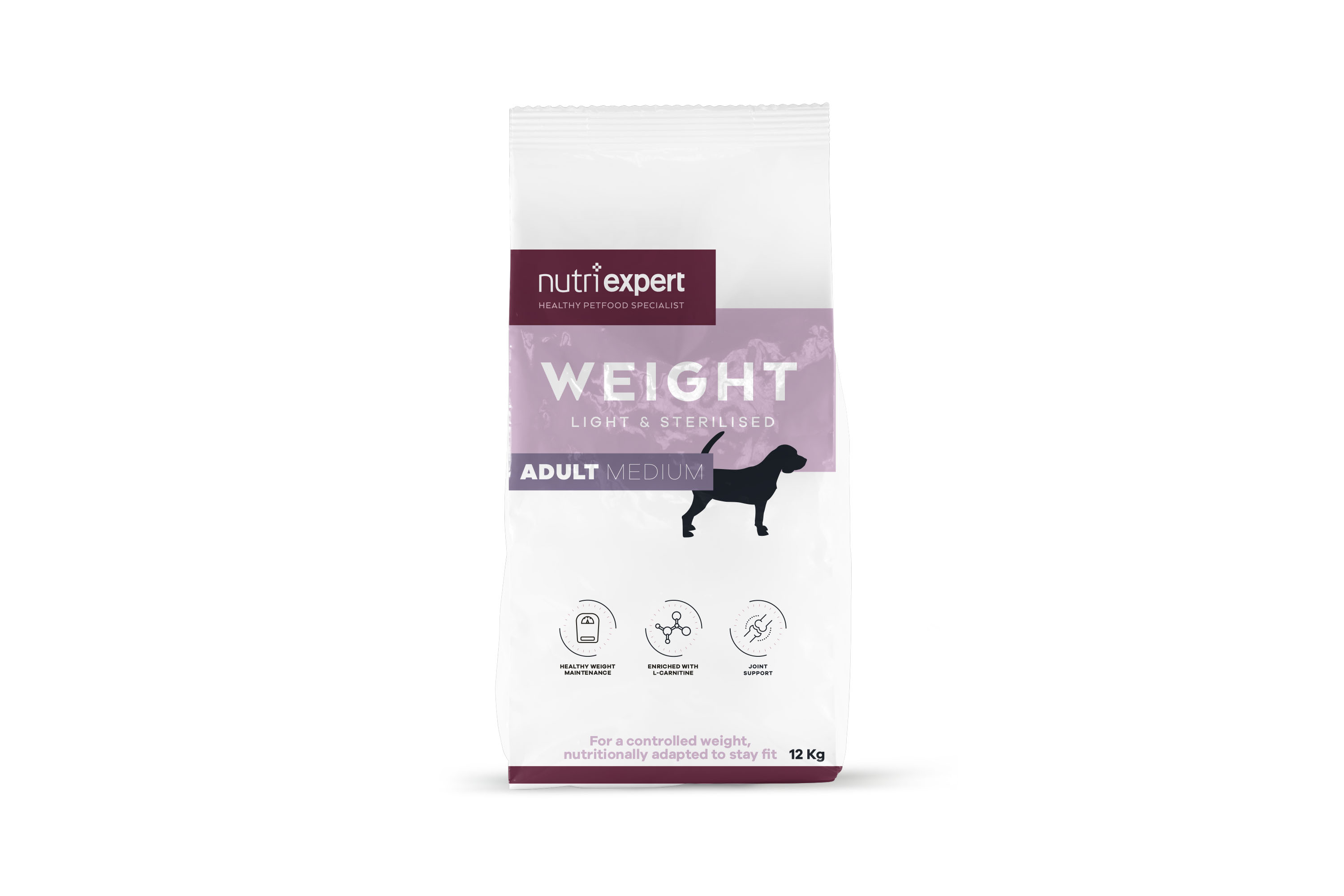 Nutri Expert Weight Kip Medium Breed adult Hond adult 12kg
